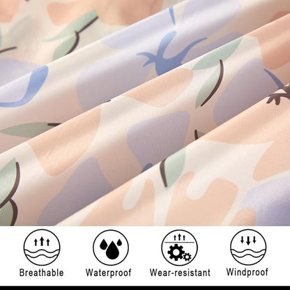 Fashion Hooded Rain Poncho Waterproof Raincoat Jacket with pocket for Women/Men/Adult
