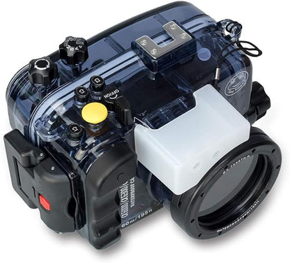 Seafrogs 40m/130ft Waterproof Underwater Camera Housing Waterproof Case for A6000 A6300 A6500 Compatible with 16-50mm Lens