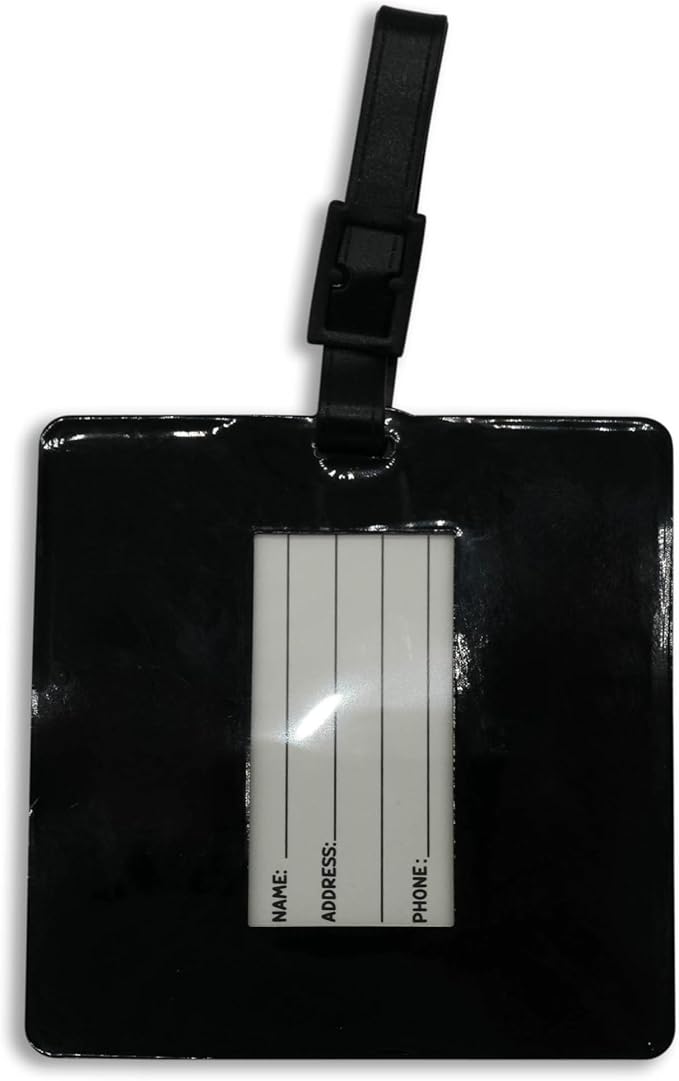 Funny Luggage Tag – Hilarious Travel ID Tag with Sarcastic Saying – Durable & Easy to Spot Suitcase Tag for Men, Women, Frequent Flyers, or Gag Gift for Travelers - Adios Bitchachos