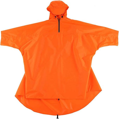 Adventure World Globotrekker Backpack Poncho Lightweight Waterproof Rain Poncho for Hiking, Camping, Travel & Outdoor Use