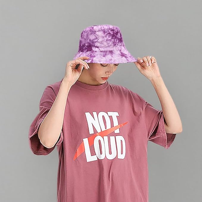 XYIYI Cute Bucket Hat Beach Fisherman Hats for Women, Reversible Double-Side-Wear