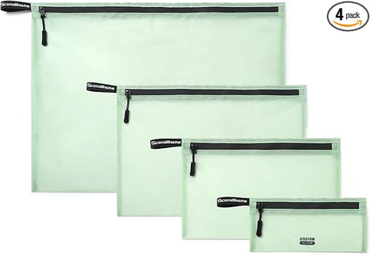 Packing Cubes for Travel Ultralight Luggage Organizer Bag Durable Travel Bags Waterproof Zipper Suitcase Bags Set for Travel Accessories and Essentials (4 Pack)(Green)