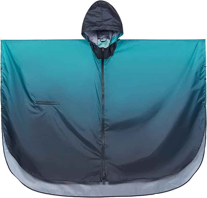 SaphiRose Unisex Rain Poncho Waterproof Raincoat Hooded for Adults Women with Pockets