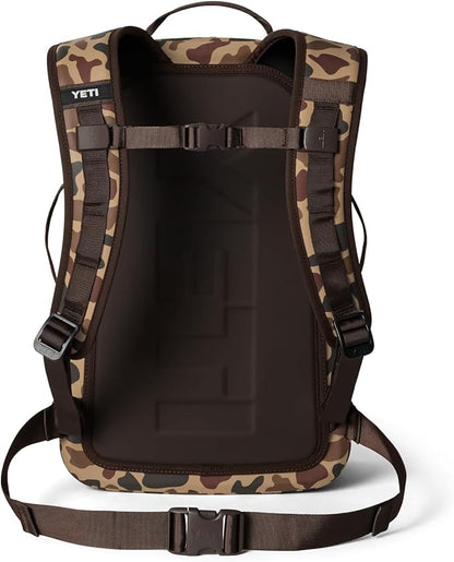 YETI Panga 28 Airtight Waterproof Submersible Backpack, Wetlands Camo