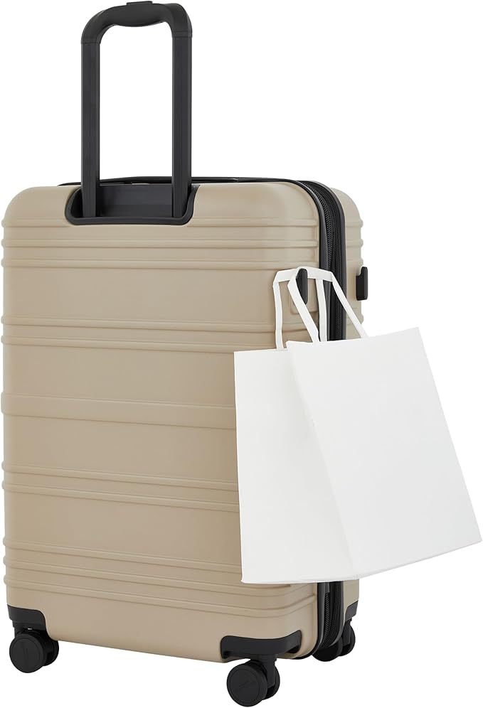 SCOTCH & SODA Rotterdam Expandable Hardside Luggage, Travertine, 3 Piece Set