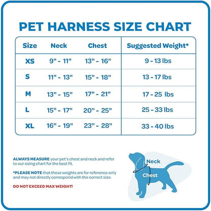 Best Pet Supplies Voyager Mesh Dog Breathable Harness Reflective Stitching, All Weather Adjustable for Walking Training, or Running - Heavy Duty & Durable, Harness (Red), XS