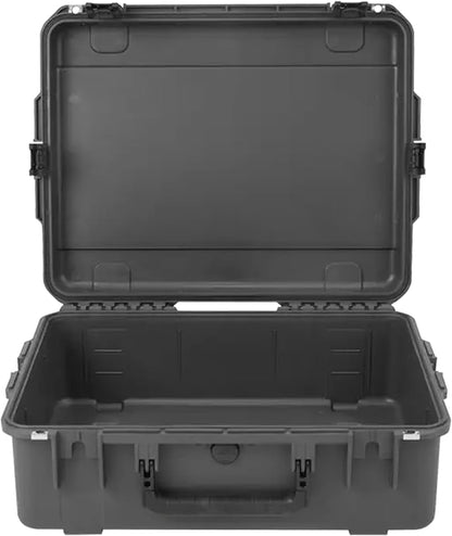 SKB Hard Protective Storage Case, Foam, Wheels for Equipment, iSeries 22" x 17" x 8", Dark Gray