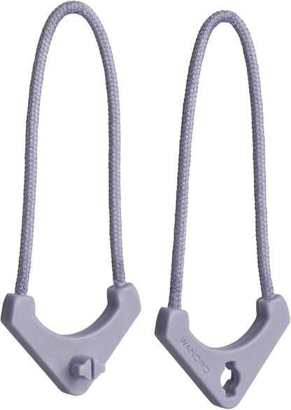 WANDRD Worryless™ Locking Zipper Pullers - Secure Your Travel Essentials - Zipper Locks for Travel Gear (Uyuni Purple)
