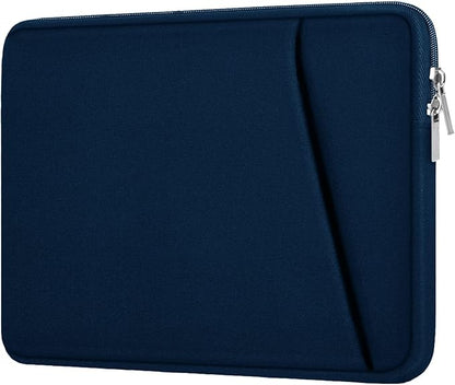 15.6 inch Laptop case, Durable Briefcase Shockproof Protective Sleeve, Handbags Portable Laptop Bag for 15.6 inch HP Dell Asus Lenovo Notebook Computer Cover with Front Pocket, Blue