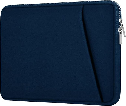 15.6 inch Laptop case, Durable Briefcase Shockproof Protective Sleeve, Handbags Portable Laptop Bag for 15.6 inch HP Dell Asus Lenovo Notebook Computer Cover with Front Pocket, Blue