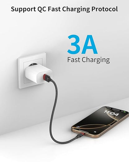 6 inch USB C Cable, Short USB to USB C Cable 4 Pack Braided USB Type C Charging Cable 0.5 FT Short USB C Cord for iPhone 16 15 Pro Max, Samsung Galaxy S24 S23 A35, Google Pixel 9, Moto G, Carplay