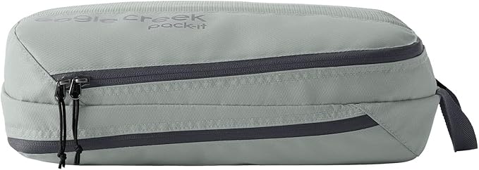 Eagle Creek Pack-It Reveal Carry-On Set - Compression Cube S (2x) & M (1x) & Clean/Dirty Cube M - Angled Zipper Stackable Carry-On Packing Tubes - Travel Essentials - Storm Grey