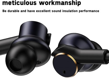 Wired Earphones Immersive Bass Noise Cancellation Call,Four Units in-Ear Headphones Wired Earbuds with Microphone Noise-canceling,subwoofer and Clear DAC decoded Sound Universal USB C 3.5mm Plug