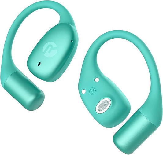 Raycon Essential Open Earbuds – True Wireless Open Ear Bluetooth 6.0 Headphones, Ultra-Lightweight, Comfort Hook Design, IPX4 Water Resistant, 36 Hours of Battery Life (Mint)
