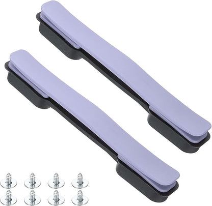 uxcell 2 Pcs Luggage Handle Replacement 8.5 Inch Suitcase Handle Carry Strap Plastic Pull Handle Grip Luggage Replacement Parts with Screws for Suitcase Box Luggage Case, Purple
