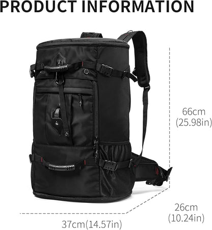 Large Capacity Backpack For Travel Hiking Sports (BLack 1056X, Extra Large)