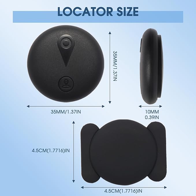 Tracking Devices for Cars Hidden, Undetectable GPS Tracker for Vehicles, Mini Tracker Device, No Monthly Fee Subscription No SIM Card Required, Only Available for iOS Find My, Splashproof