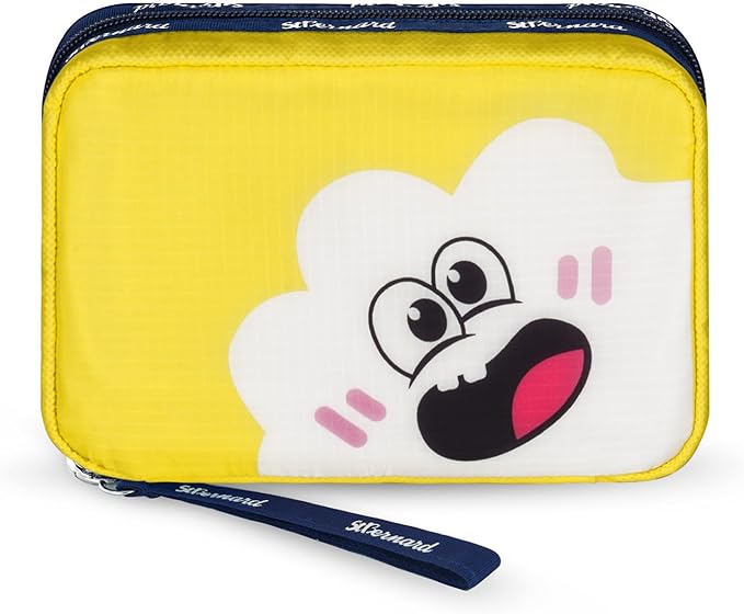 Stbernard Small First Aid Kit for Kids and Adults, 155pcs Medical Kit with Digital Thermometer for Home, Travel, Hiking, Backpack, 6.3x4.33x1.97in, Yellow