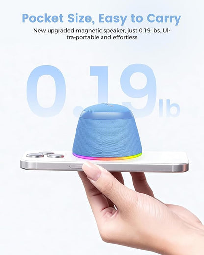 White Elephant Gifts Portable Speaker: Stocking Stuffers for Teens Adults Men Women, Loud Sound Bluetooth Speakers Phone Stand Accessories, Birthday Christmas Ideas Gift Boy Girl Trendy Stuff-Blue