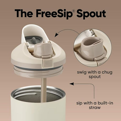 Owala FreeSip Tumbler - Stainless Steel - 40-oz. - Tan (Lightly Toasted) (Pack of 6)