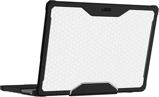 URBAN ARMOR GEAR UAG Designed for MacBook Pro 14 inch Case 2025 M5, 2021-2024 M4/M4 Pro/M4 Max A3434 A3112 A3401 A3185 A2918 A2992 Rugged Military Grade Plyo Laptop Cover, Translucent Clear Ice