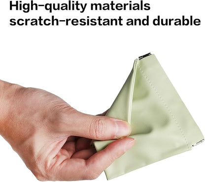 4 PCS Small Makeup Bag for Purse, Mini Cosmetic Bags for Women, Portable Travel Toiletry Pouch Organizer, Coin Purse and Lipstick Storage Bags for Handbag or Travel