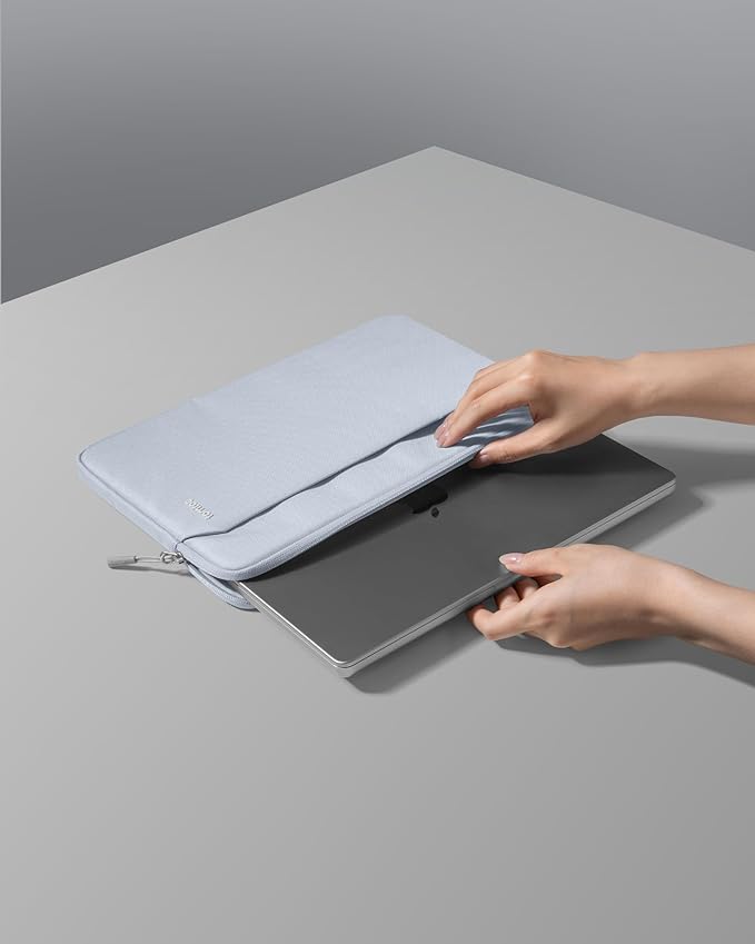 tomtoc Slim Laptop Sleeve for 14-inch MacBook Pro M5/M4/M3/M2/M1 Pro/Max 2025-2021, Water-Resistant Protective Case for 13.8 Inch Surface Laptop AI PC, Accessory Bag