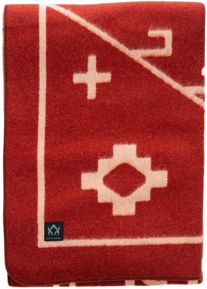 Arcturus Rainier Wool Blanket - 4.5lbs Warm, Heavy, Washable, Large | Great for Camping, Outdoors, Survival & Emergency Kits (Monument Valley)