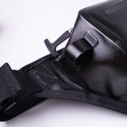 Waterproof Fanny Pack Snorkeling Bag Waist Bag For Canoe Kayaking Rafting Surfing Swimming Boating Storage Pack Paddle Board (Black)