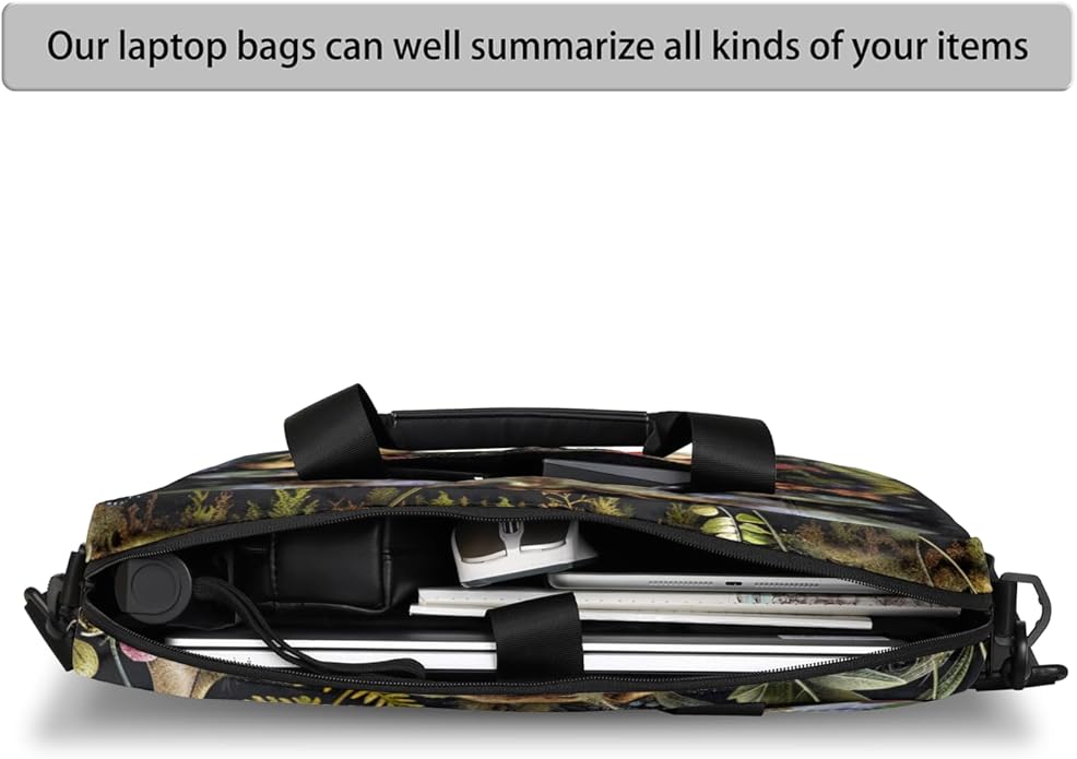 Laptop Bag Bohemian Mandala Laptop Satchel Briefcase Adjustable shoulder Carrying for MacBook Pro 16 inch
