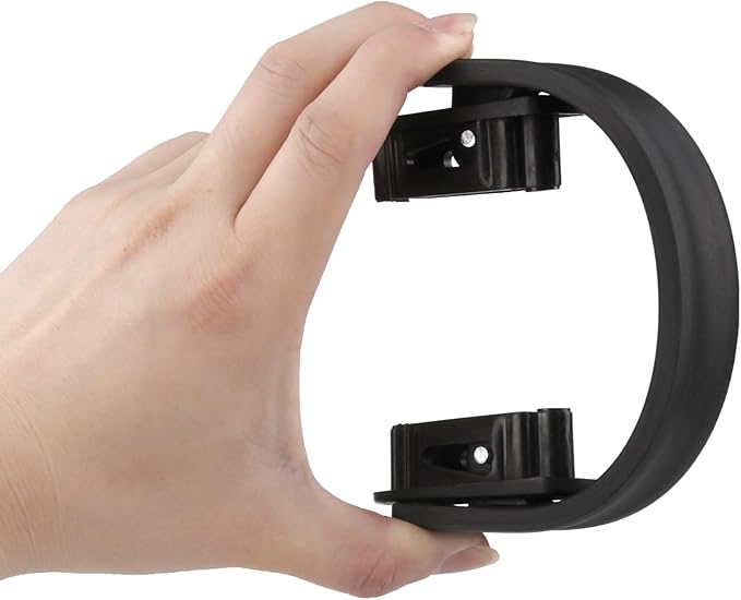 Suitcase Handle Replacement, Plastic Spare Strap Handle Grip Replacement Part Black for Luggage Case Repair (B110)