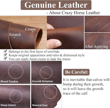 Genuine Leather Watch Roll Travel Case, Travel Watch Case for Men, Leather 3-Watches Roll Case for Bracelets, Portable Watch Storage Organizer with Removable Pillows