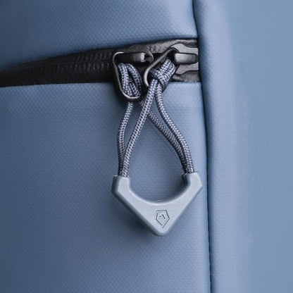 WANDRD Worryless™ Locking Zipper Pullers - Secure Your Travel Essentials - Zipper Locks for Travel Gear (Aegean Blue)