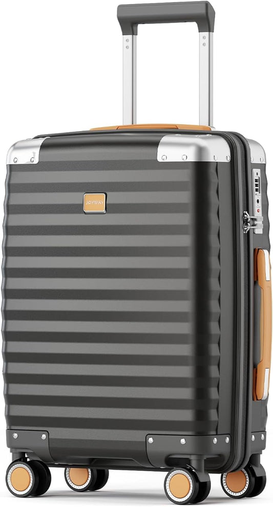 Joyway Carry On Luggage, 20 IN Suitcase Hardside Checked with TSA Lock (Gray, 20'')