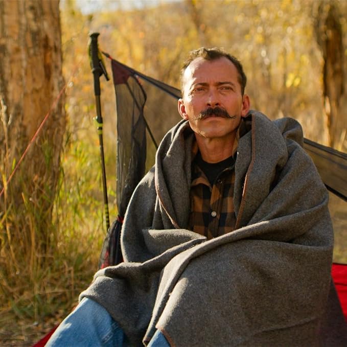 Arcturus Military Wool Blanket - Warm, Thick, Washable - Great for Outdoors, Camping, Stadium Blanket, Picnics, Travel - Car & Bushcraft Survival Kits