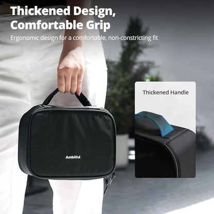 AMBITFUL Carrying Bag Zoom P7 XL for Photography Equipments with Large Capacity, Multi-functional Storage Case for Mini Drone and Other Accessories,with Thick Sponges and Interial Mesh Layer