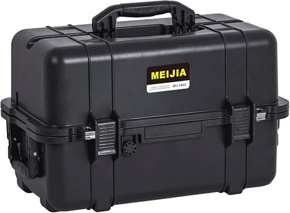 MEIJIA All Weather Waterproof Hard Camera Case,Hard Case,With Customized Fit Foam Included, Elegant Black,Fit for Drones,camera,lens (20.87"x12.72"x12.76")
