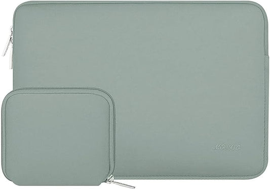 MOSISO Laptop Case 13 inch, 13 inch Laptop Sleeve Bag Compatible with MacBook Air 13 M4 M3 M2 M1 2025-2018 / Pro 13 M2 M1 2025-2016, Neoprene Computer Sleeve Bag with Small Case, Antique Green