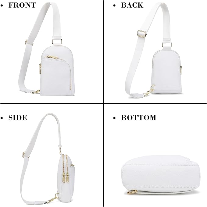 INICAT RFID Blocking Sling Bag,Anti Theft Crossbody Bags for Women,Travel Gifts Cross Body Purses Vegan Leather
