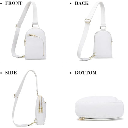 INICAT RFID Blocking Sling Bag,Anti Theft Crossbody Bags for Women,Travel Gifts Cross Body Purses Vegan Leather