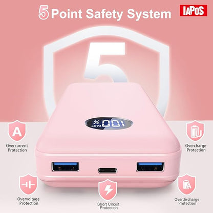 Portable Charger 40000mah Power Bank, USB-C (22.5W) Fast Charging Battery Pack Portable Phone Charger for iPhone 16 Pro/16/15/14/13 Series, Android Samsung Galaxy, Battery Bank for Travel Camping