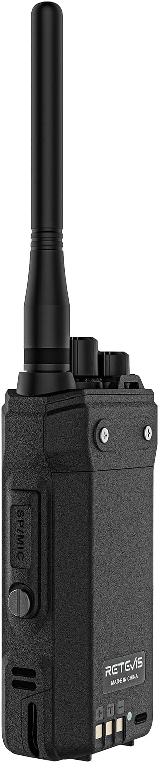 Retevis NR30D DMR Two Way Radios Long Range,Noise Canceling,IP67 Waterproof,TDMA,AES256,15-Hour Battery Life,Compatible with Motorola CP100D,Professional Digital Walkie Talkies for Industrial(2 Pack)