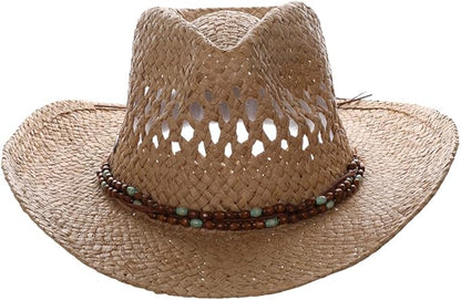 Panama Jack Drifter Sun Hat - Toyo Straw, 3 1/4" Shapeable Brim