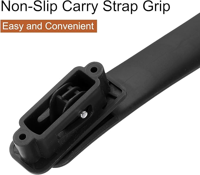 uxcell 2 Pcs Luggage Handle Replacement 8.5 Inch Plastic Strap Black
