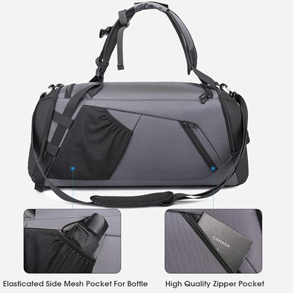 BANGE Gym Sports Duffel Backpack for Man & Women…