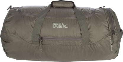 Eddie Bauer Stowaway Packable Duffel Bag | Travel | Foldable | Lightweight | Durable | Ripstop Polyester