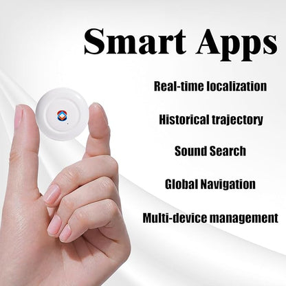 GPS Tracker for Vehicles, Cars, Pets, Kids & Valuables – No SIM Card, No Subscription – Real-Time Global Tracking Device – Compatible with iOS & Android