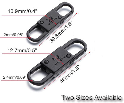 Mizeer Anti Theft Zipper Clips - Keep Zippers Closed on Backpacks, Purses