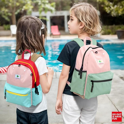 Kids Backpacks For Girls Boys, Backpack Kindergarten Elementary School, Bookbag Backpack For Kids, For School & Travel, Large, K-rose-lemonade- L