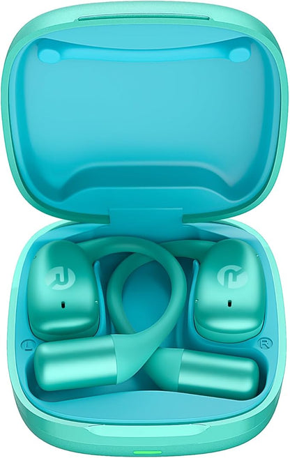 Raycon Essential Open Earbuds – True Wireless Open Ear Bluetooth 6.0 Headphones, Ultra-Lightweight, Comfort Hook Design, IPX4 Water Resistant, 36 Hours of Battery Life (Mint)